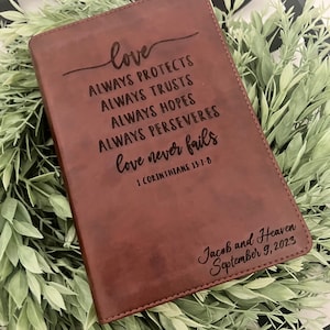 Personalized Laser Engraved ESV Student Study Bible
