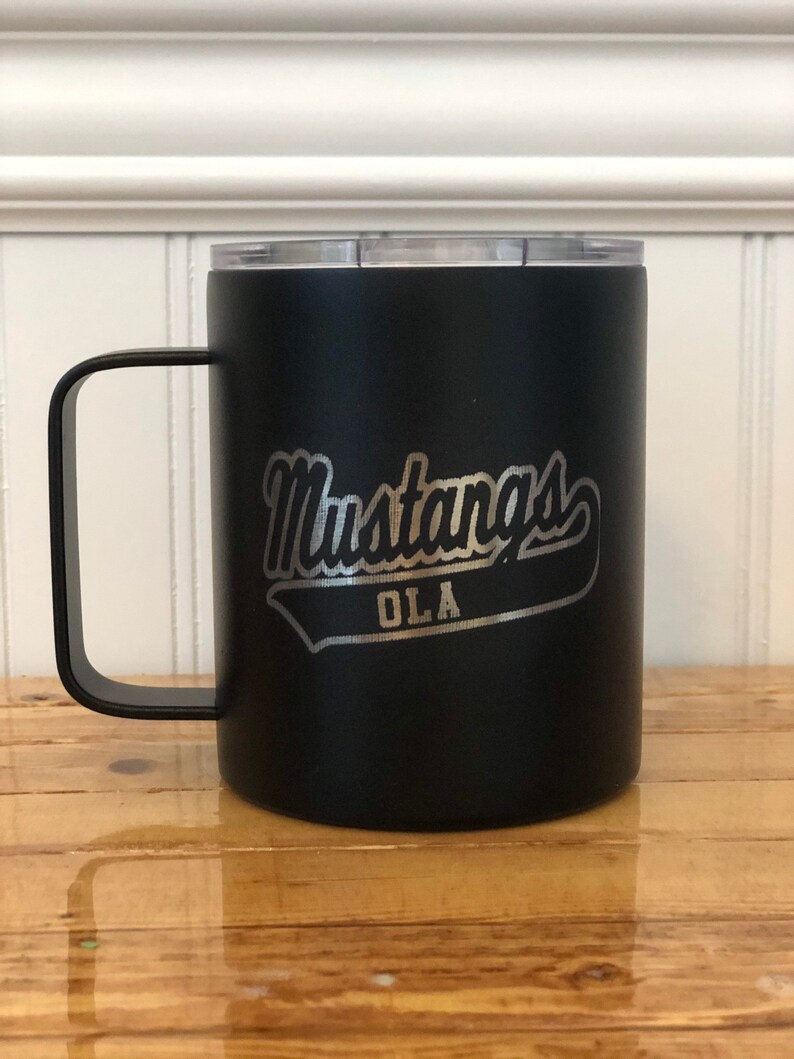 Custom laser engraved coffee mug Etsy