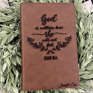 Engraved Personalized KJV single column Bible | Laser engraved Bible | Personal Bible