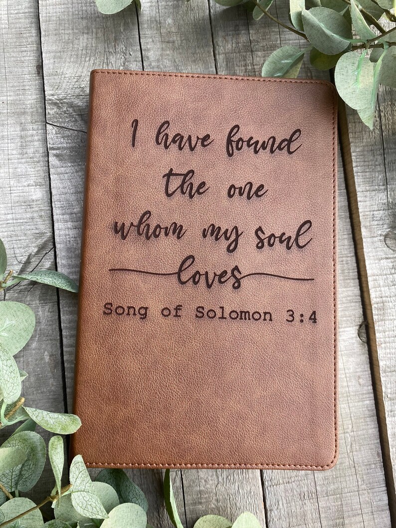 Engraved Personalized KJV Single Column Bible Laser Engraved Etsy