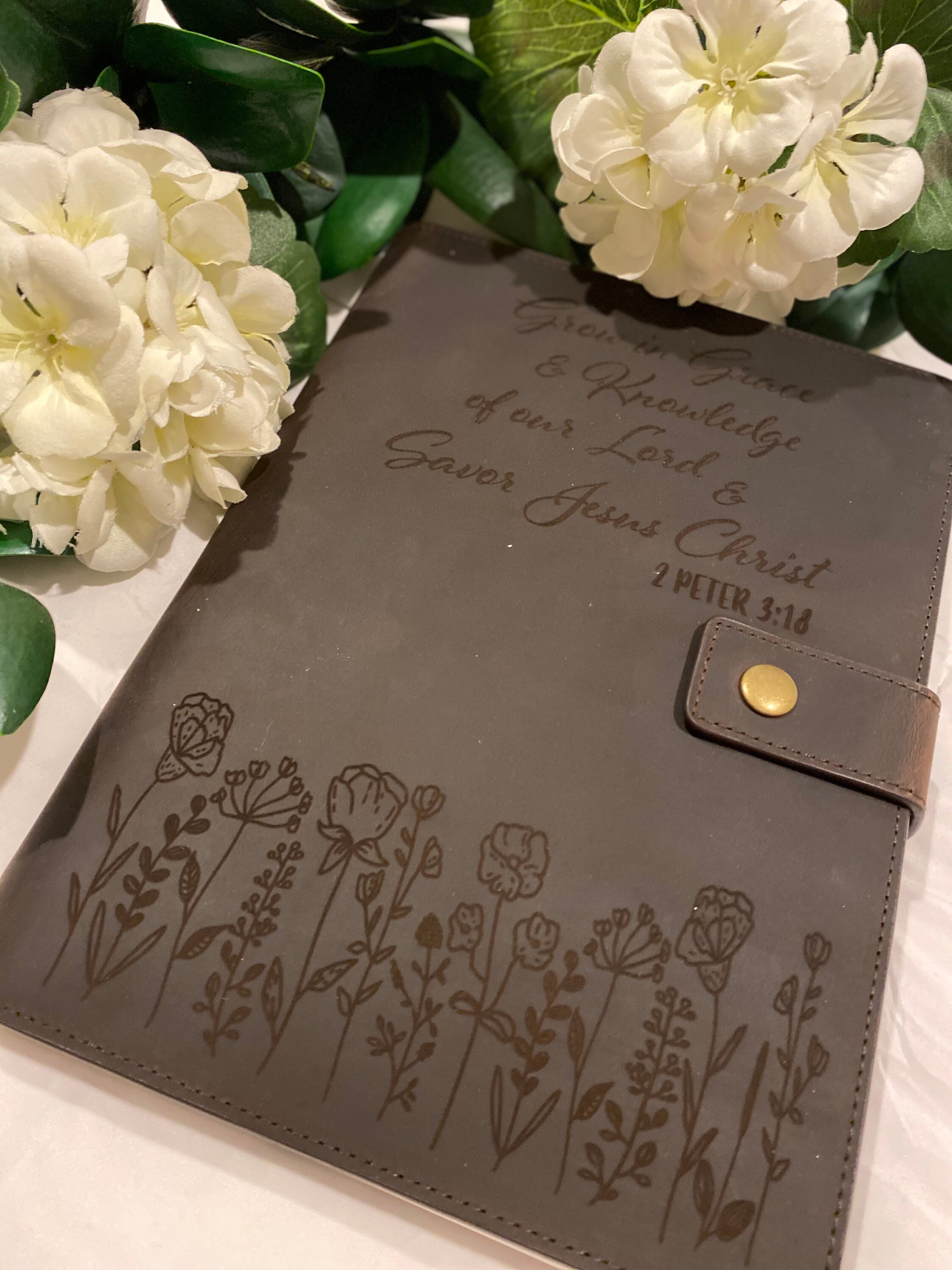 Engraved Leather Journal Personalized Journals Custom Etsy