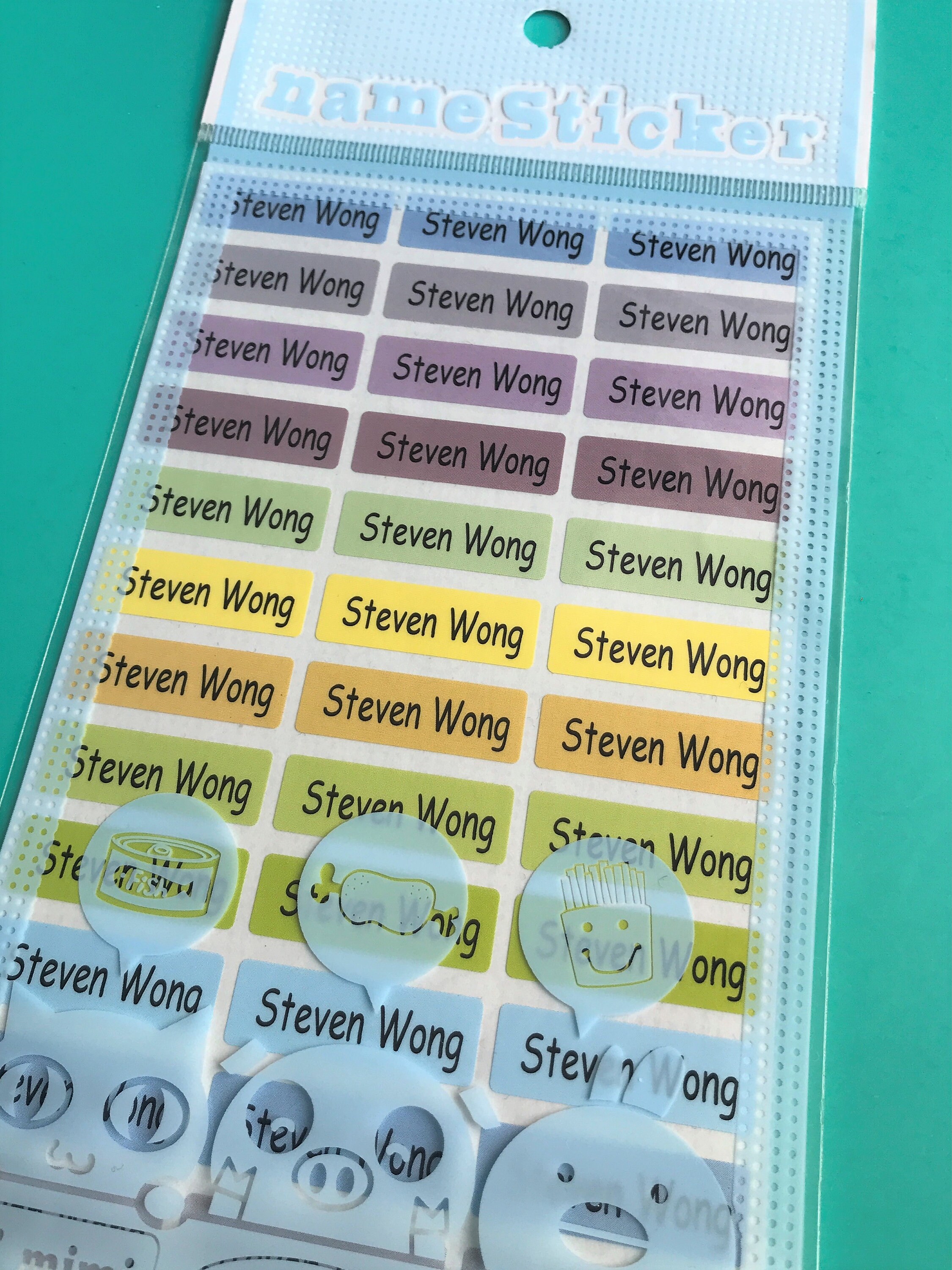 Labels Paper & Party Supplies 46x15mm /Custom Waterproof Color Name