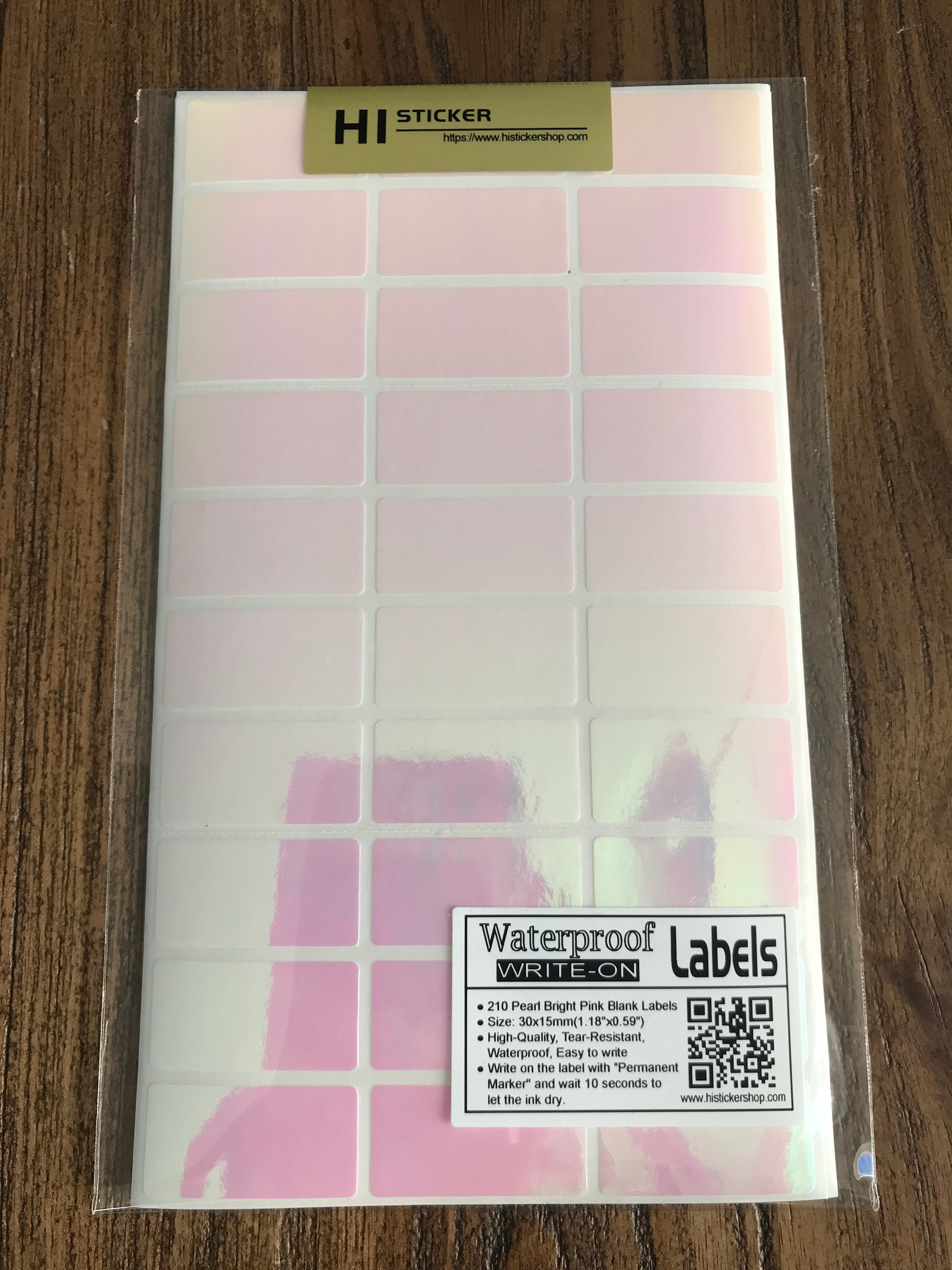 Quantore zelfklevende etiketten, 24 stuks stickers per vel Quantore zelfklevende etiketten, 24 stuks stickers per vel