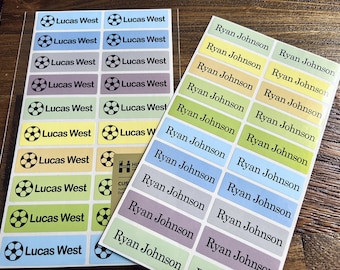 Custom Waterproof Name Stickers: Daycare Labels