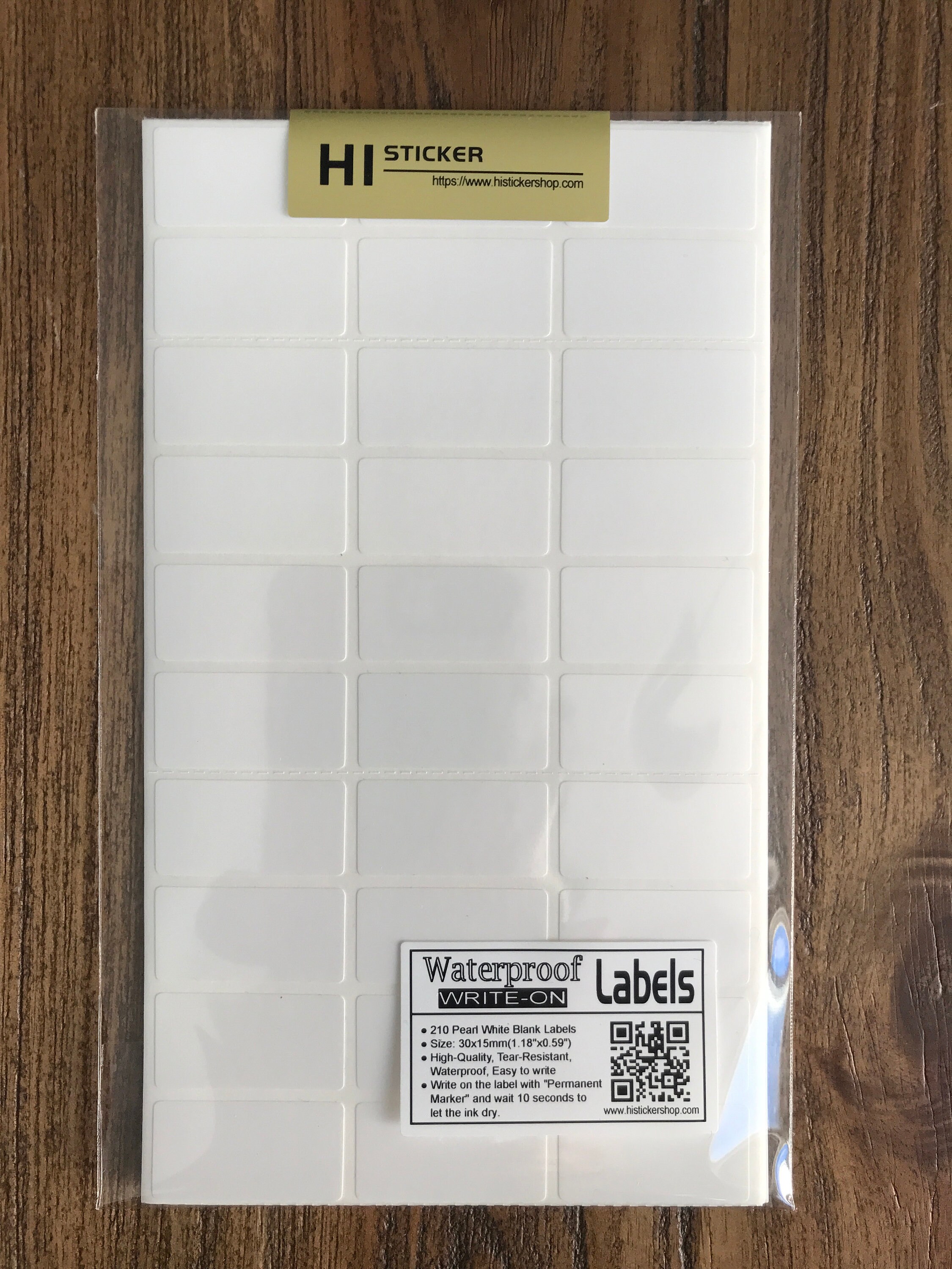 Waterproof Write-on Labels/pearl White Blank Labels/write-on - Etsy