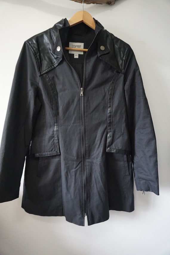 Esprit black trench coat