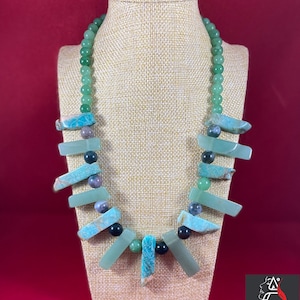 Grass Green/ Stick/ Braden Necklace