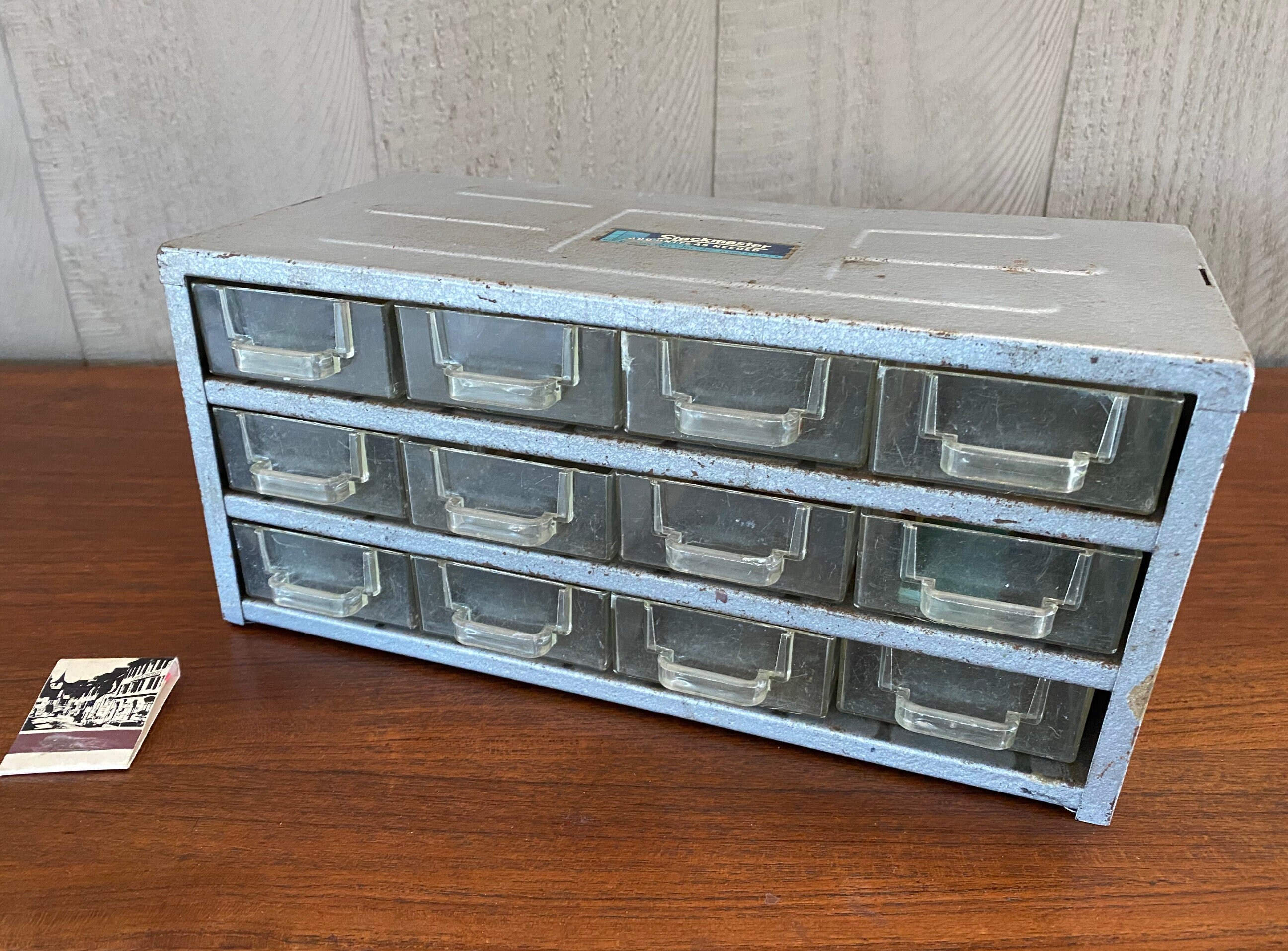 Vintage Stackmaster Small Parts Organizer Storage Box With Etsy