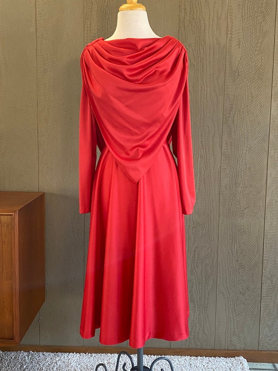 Vintage 1970's red disco dress - Gem