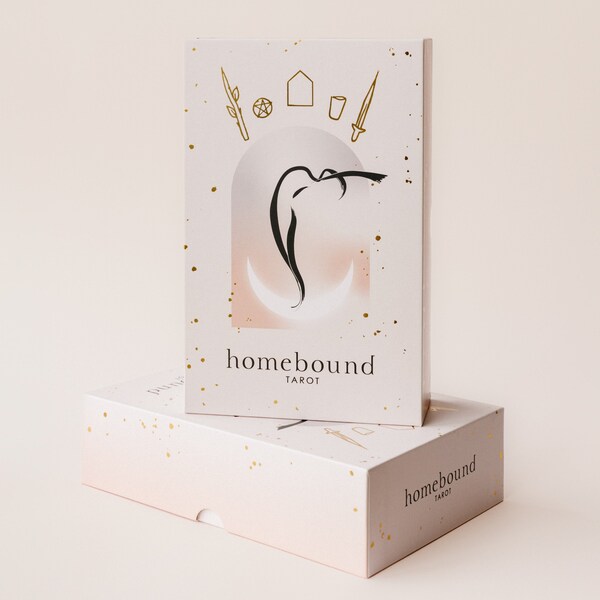 Homebound Tarot Deck - indie tarot deck, tarot deck with guidebook,  minimalist tarot, love tarot cards