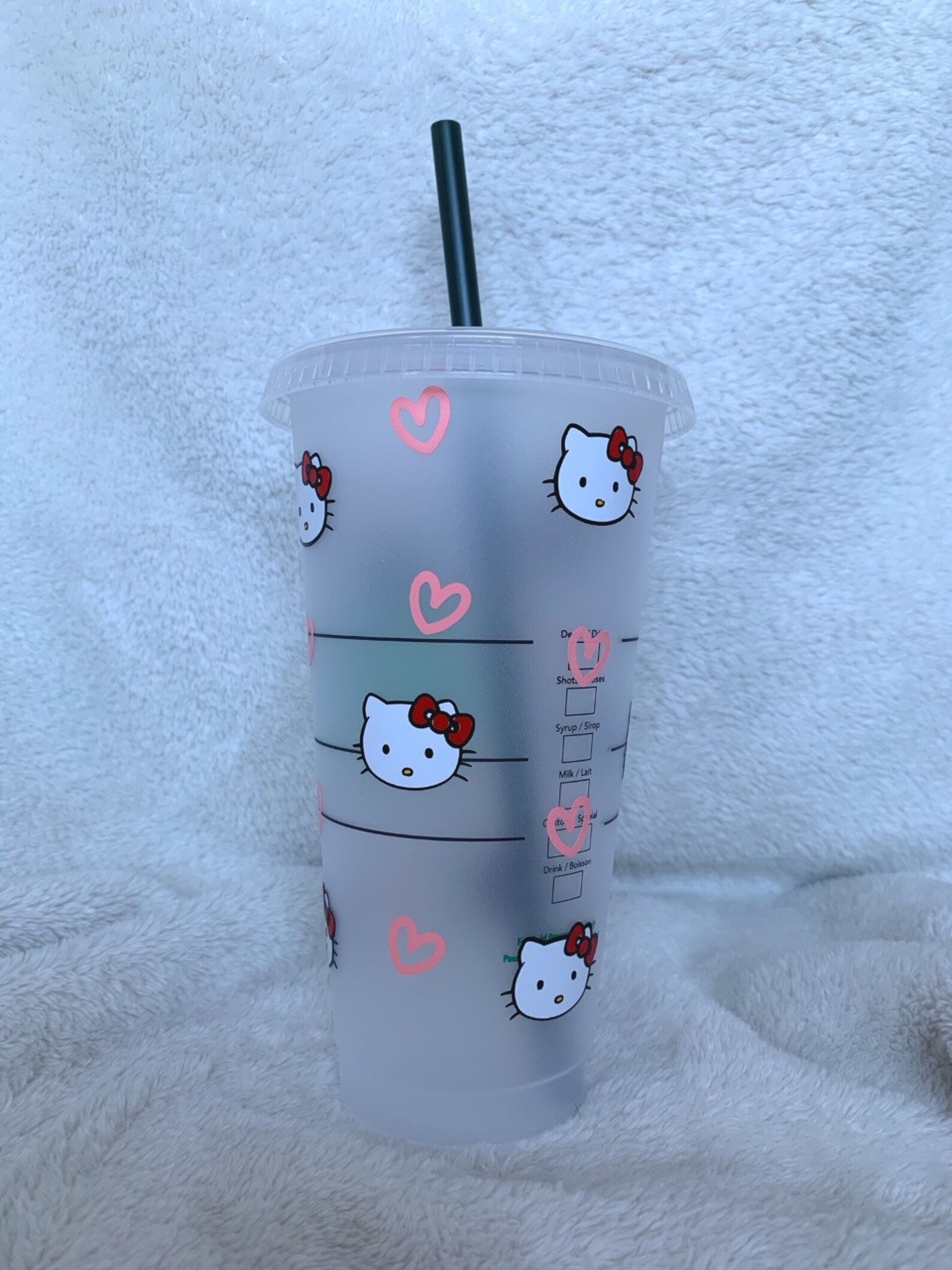 Hello Kitty Customizable tumbler Custom made tumbler 24oz | Etsy
