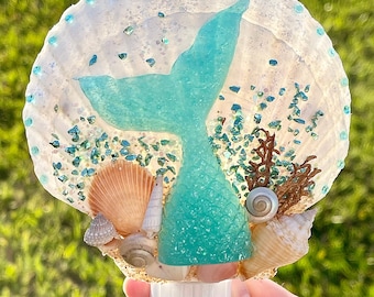 Night light plug in, Coastal night light, Beach night light, Beach decor, Beach lover gift, Mermaid night light, for kids, Galentine’s gift