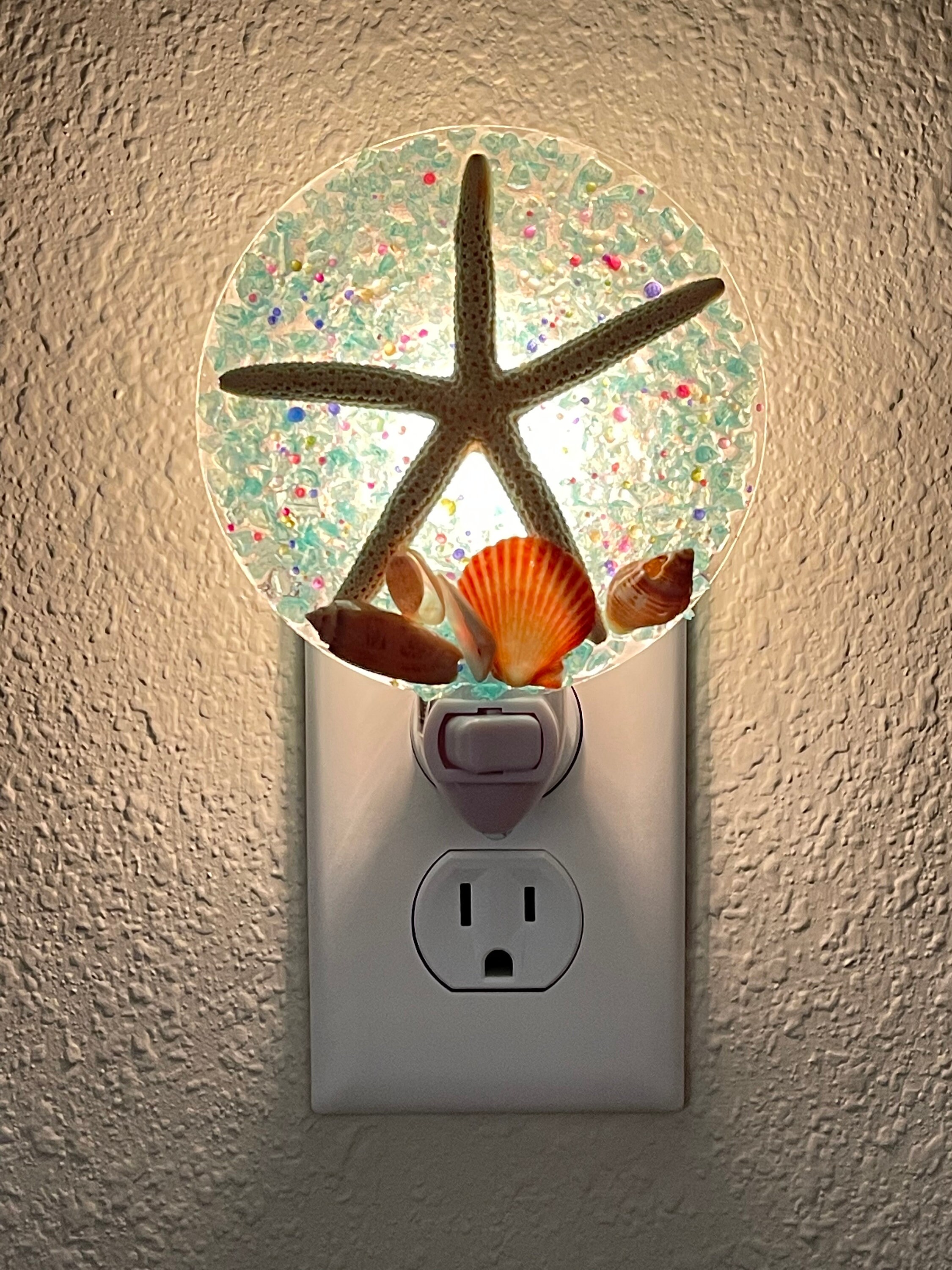 Night light plug in Coastal night light Beach night light Etsy
