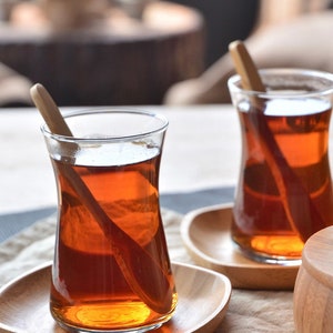 Tee Untersetzer eckig Teller cay tabak