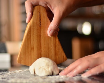 Bamboo dough / vegetable knife , dough knife, bambu