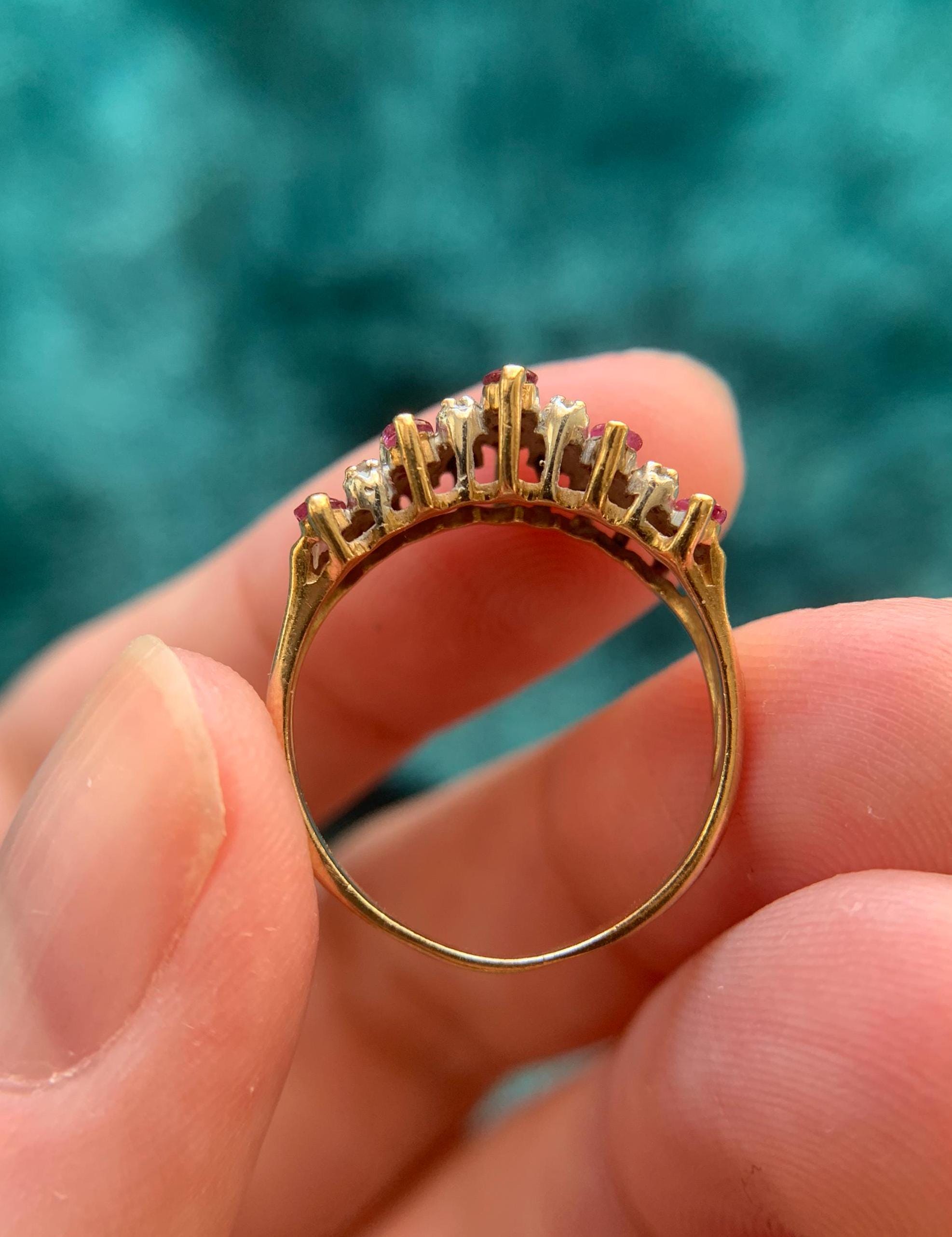 Vintage Celestial Path Ring 9K main image 1