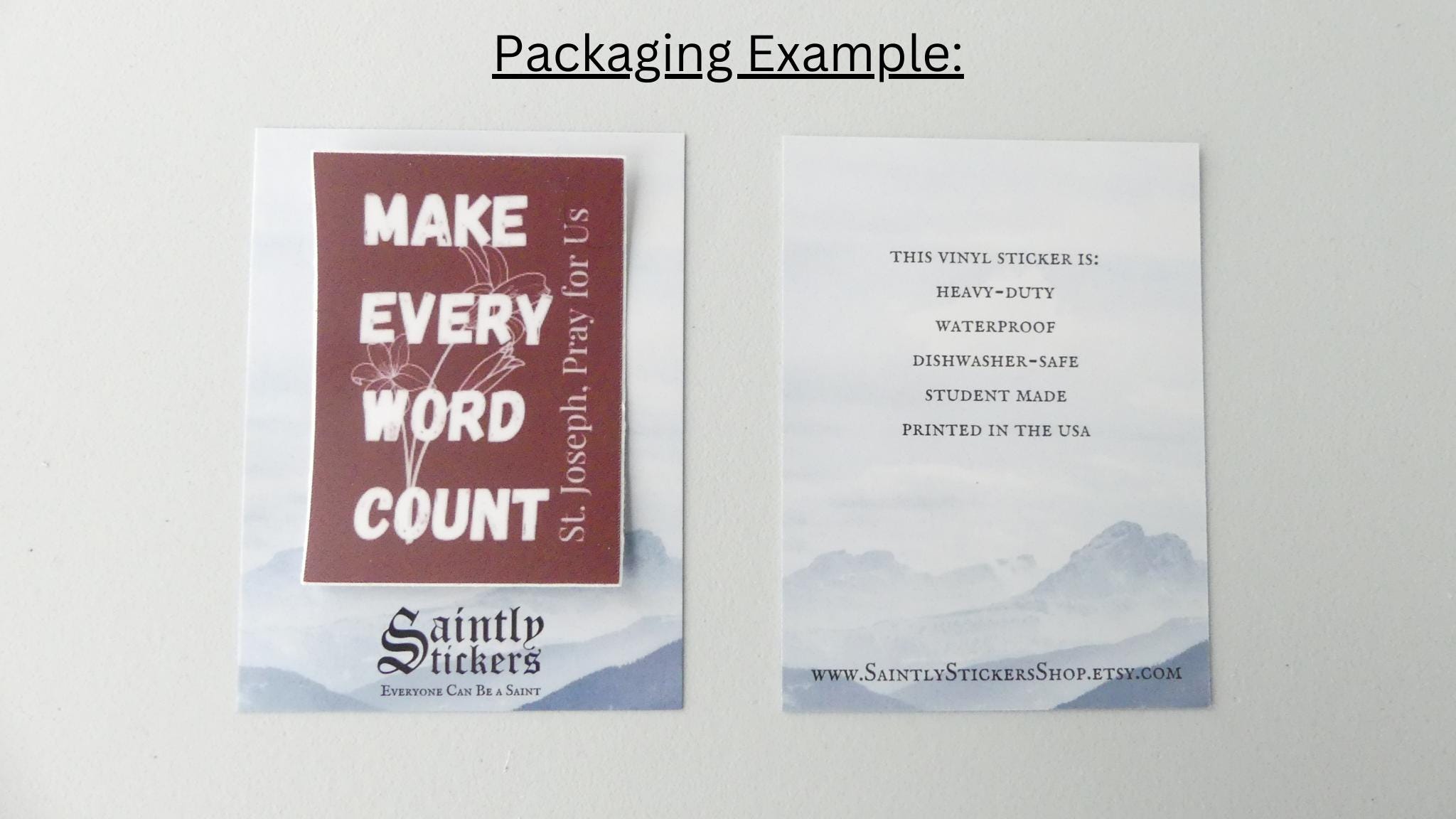 Church Water Sticker Examples Catholic Vinyl Sticker - Waterproof Christian Decal for Water Bottles ...
