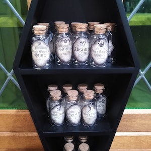 Halloween Apothecary/Alchemist/Potion Bottles or Shot Glasses