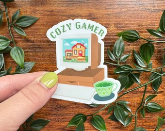 Accogliente adesivo per giocatori / adesivi in vinile / adesivi impermeabili / decalcomanie per laptop