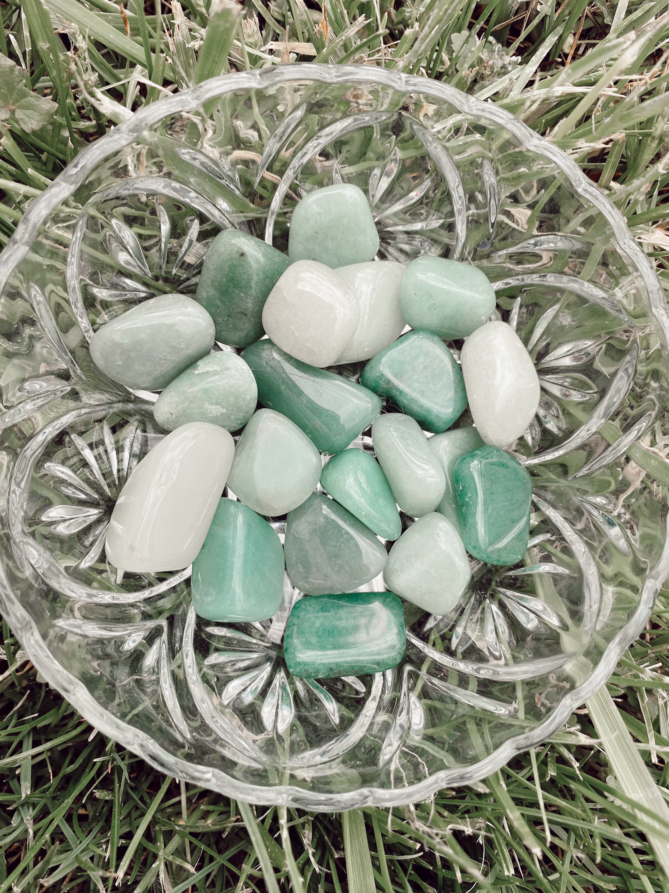 green aventurine tumbled