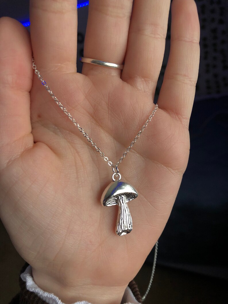 mushroom necklace