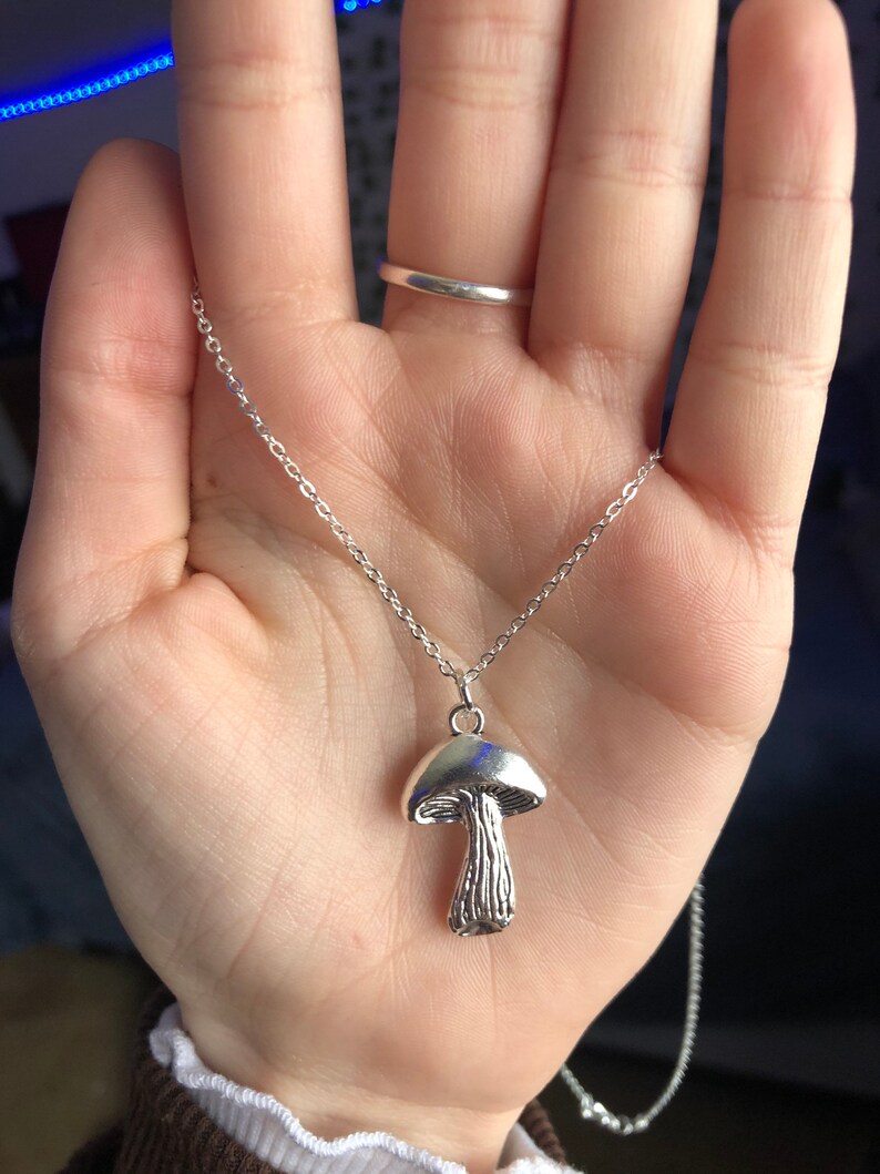 mushroom necklace