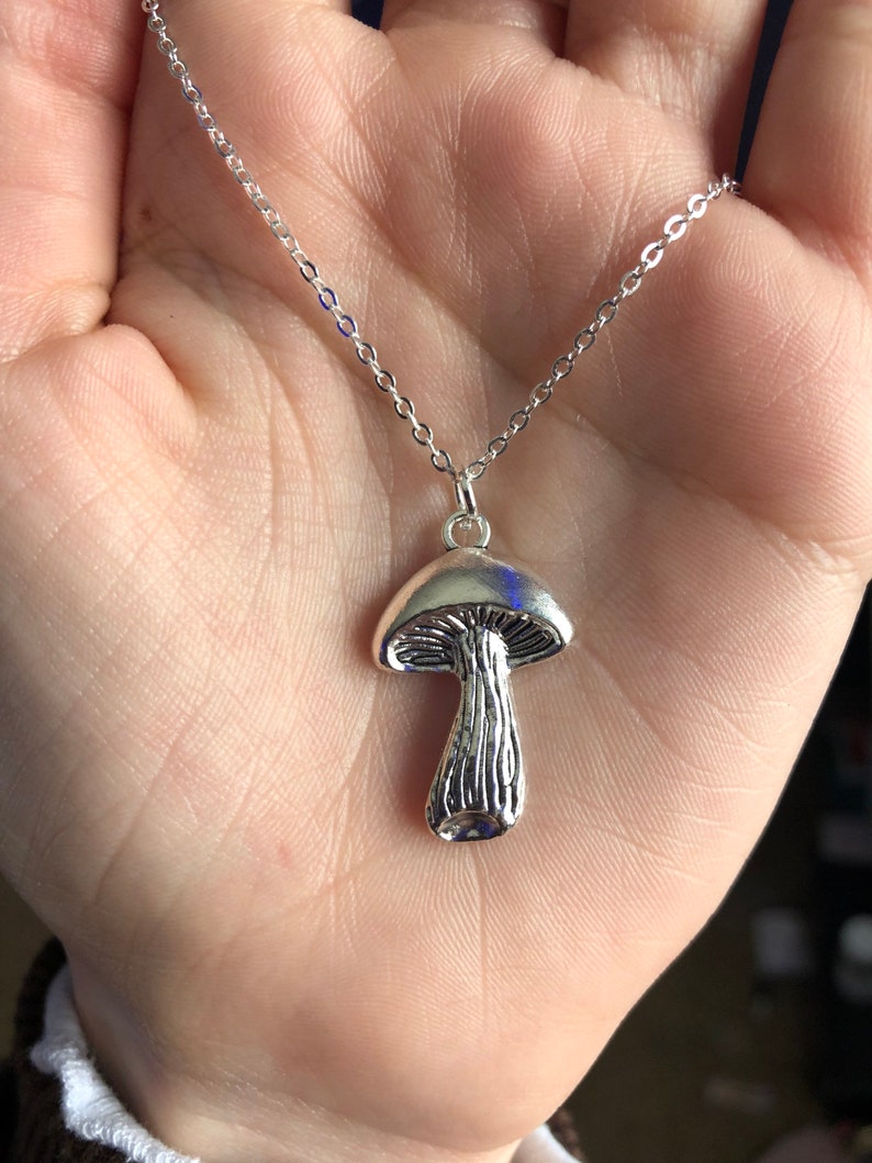 mushroom necklace