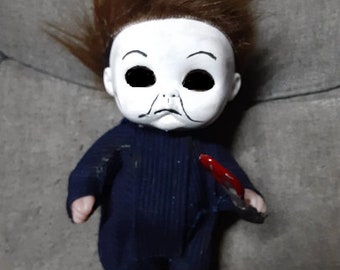 Horror/Slasher/Halloween/Masked/Monster/Hand Painted Baby Doll