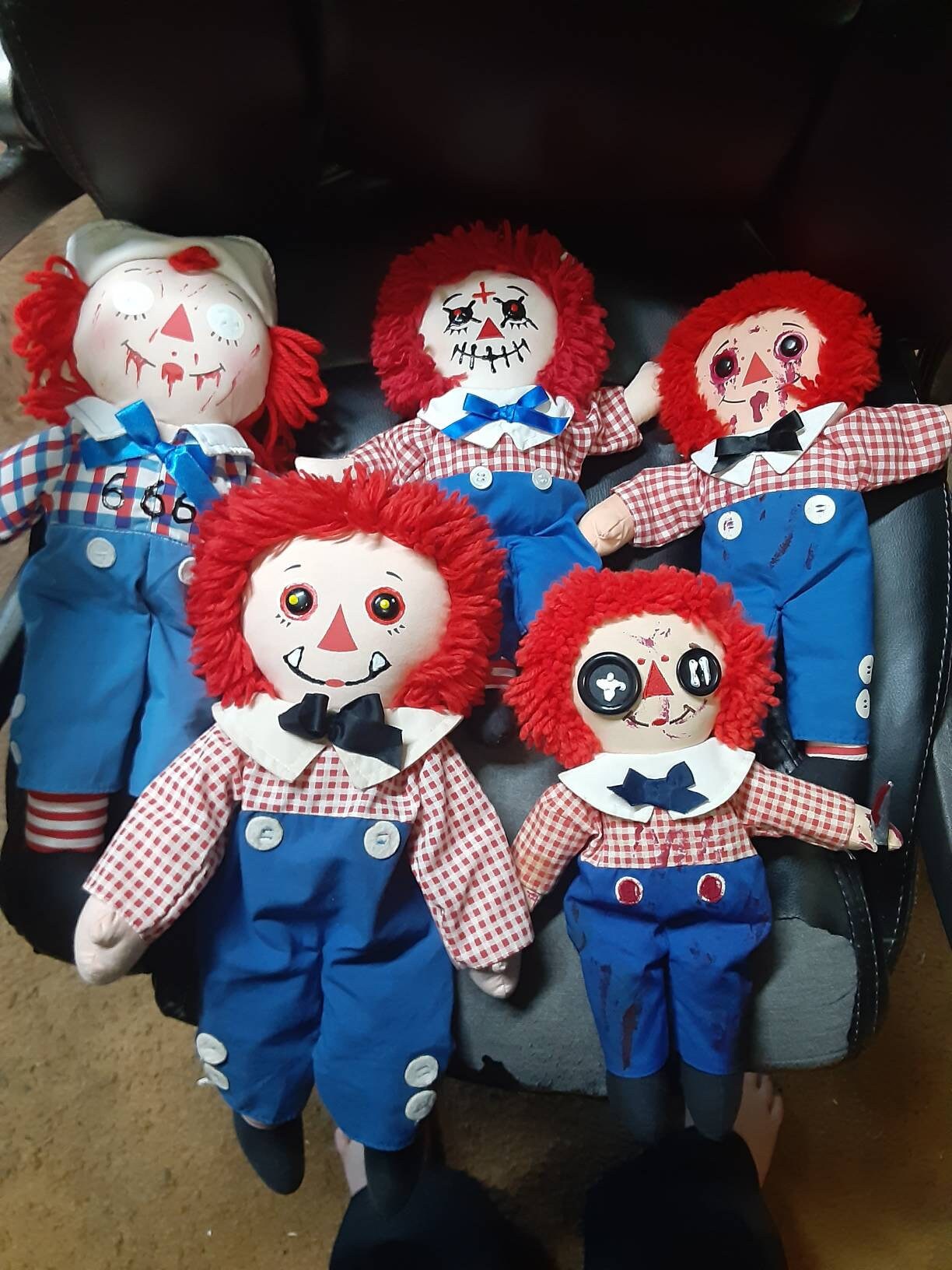 Raggedy Inspired Vintage/horror/creepy/weird/evil Plush Rag Etsy