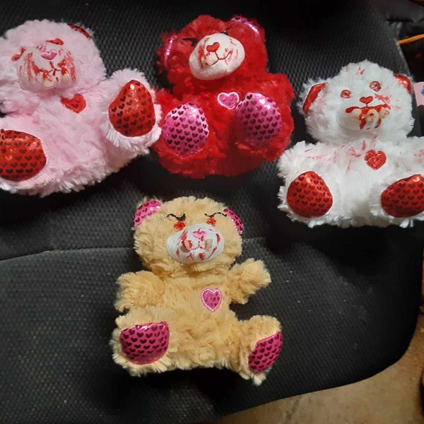 Creepy/Weird/Spooky/Horror/Anti-Valentine's Day Plush Bears