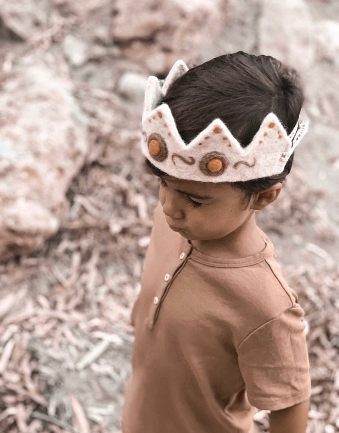 King crown for baby boy birthday natural present for Etsy