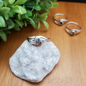 Ring #SDR20 | Small Abalone Ring | Everyday Ring | Sterling Silver Abalone Shell Ring | Lovely Ring | Dainty Boho Ring | Gifts Ideas For Her