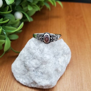 Ring #SDR29 | Small Abalone Ring | Everyday Ring | Sterling Silver Abalone Shell Ring | Lovely Ring | Dainty Boho Ring | Gifts Ideas For Her