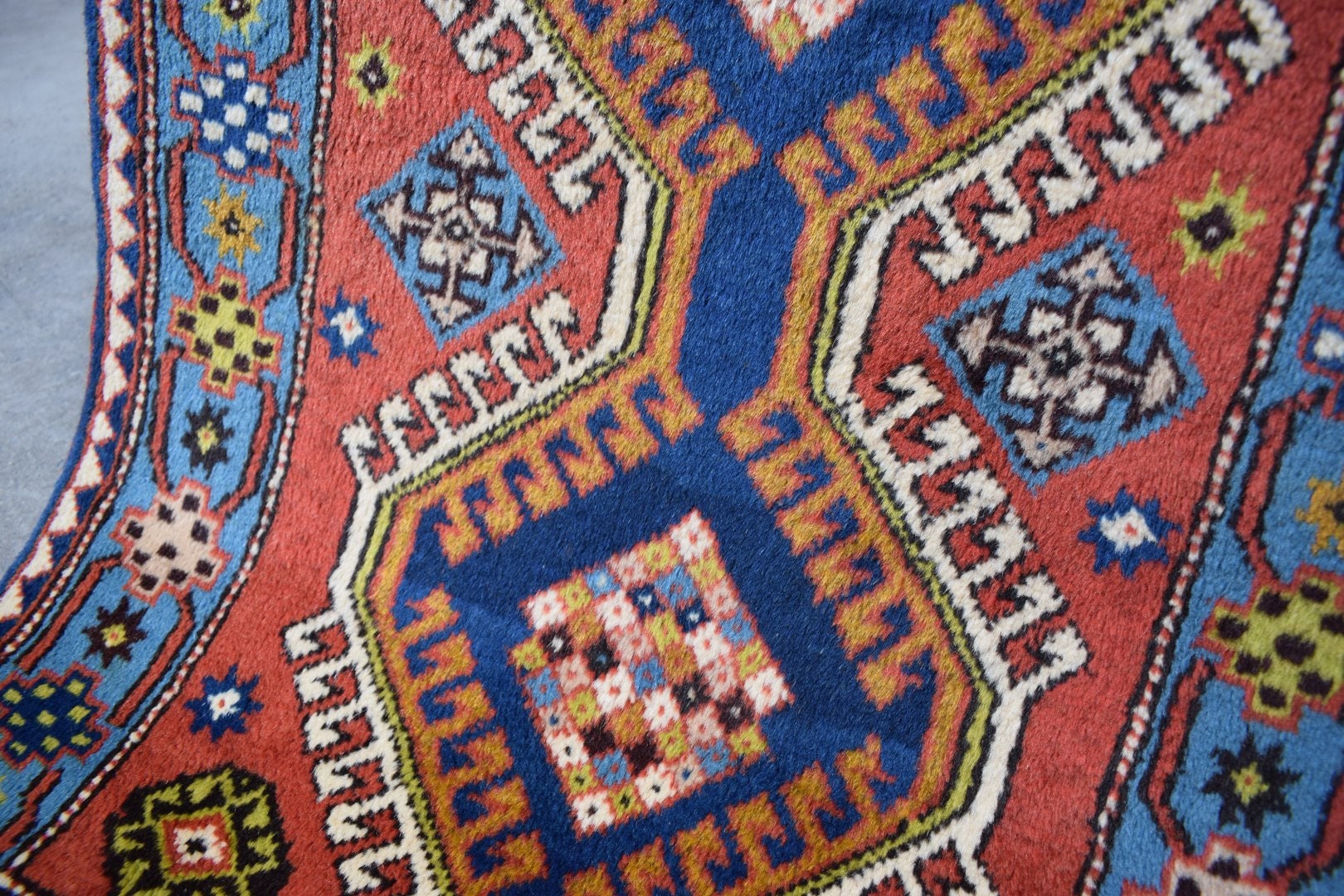 1'11x2'9 ft Vintage Small Wool Rug Etsy