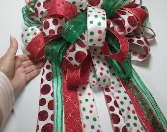 Christmas Tree Bow Topper
