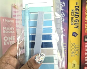 Blue Tone Bookish Annotation Kit
