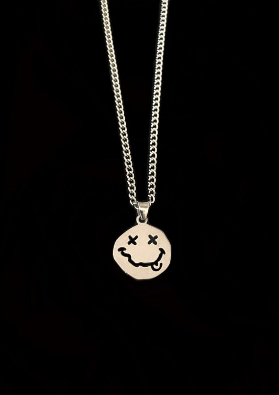 Smiley Necklace Happy Necklace Nirvana 