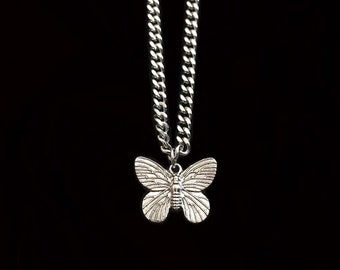 Butterfly Necklace for Men - Etsy