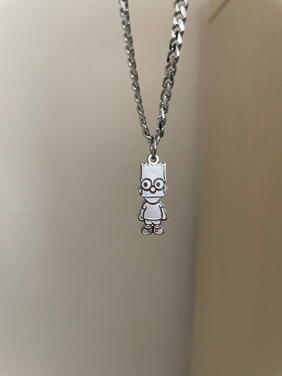 Simpson Necklace Bart Simpson Necklace 