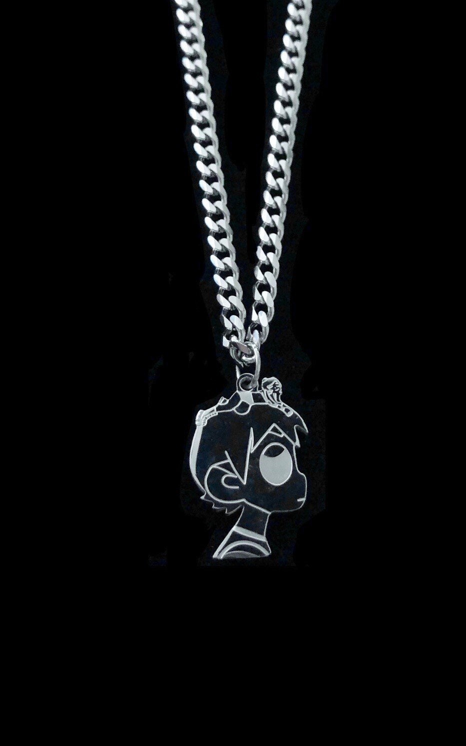 Lil Uzi Necklace, Hip Hop Necklace, Streetwear Necklace, Stainless St…