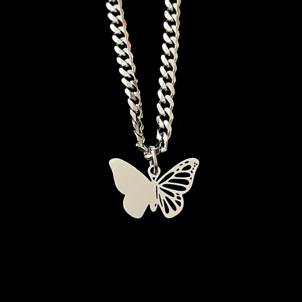 Butterfly Necklace - Etsy