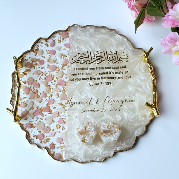 Islamic Engagement Ring Tray Etsy