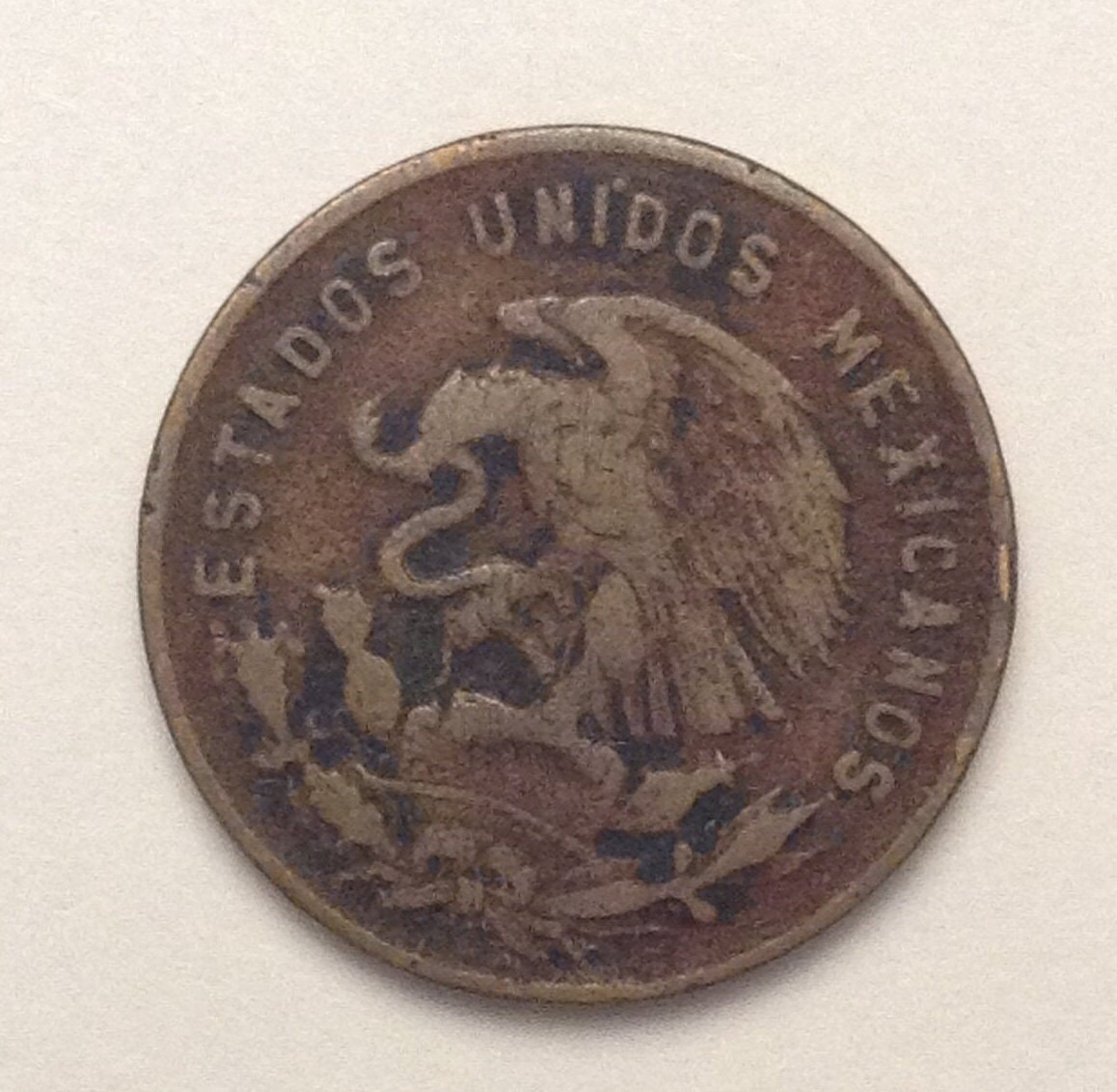 Mexican Coin 1961 Rare And Scarce 5 Cent Etsy