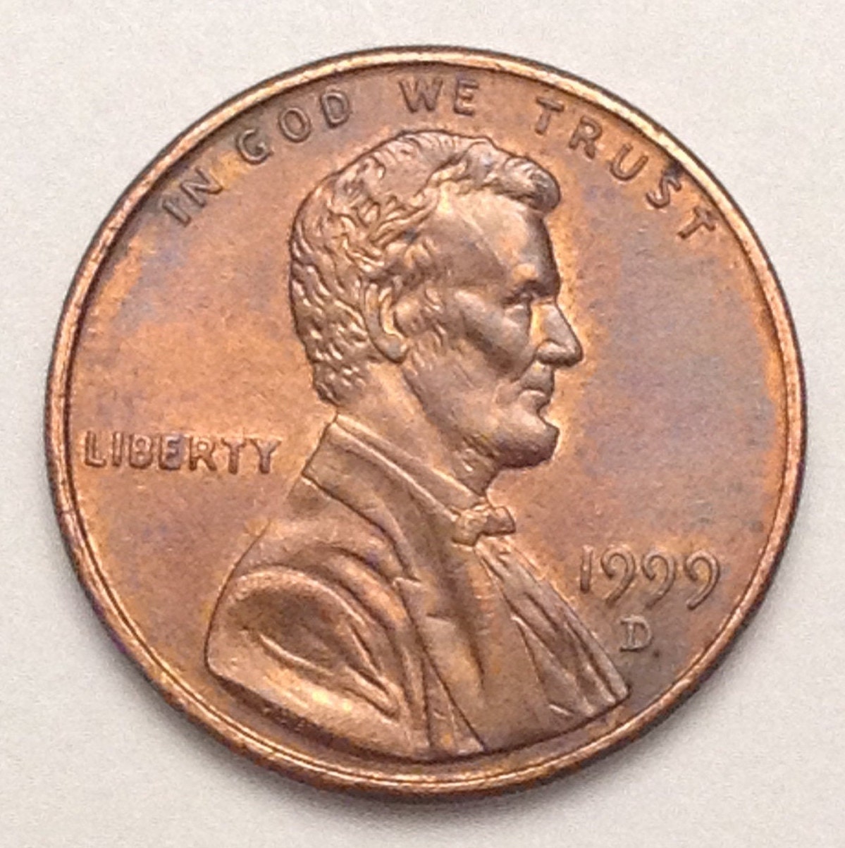 Super rare coin 1999 D Lincoln Memorial Etsy