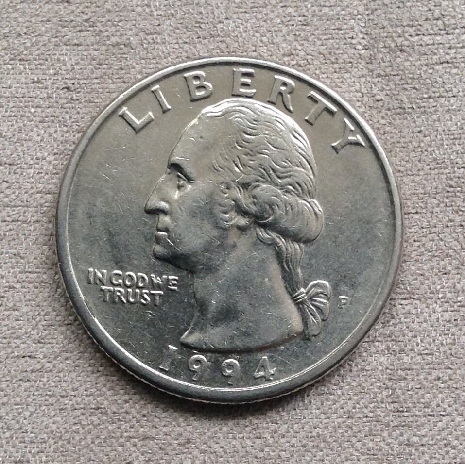 Quarter Dollar 1994 P rare double die good condition Etsy