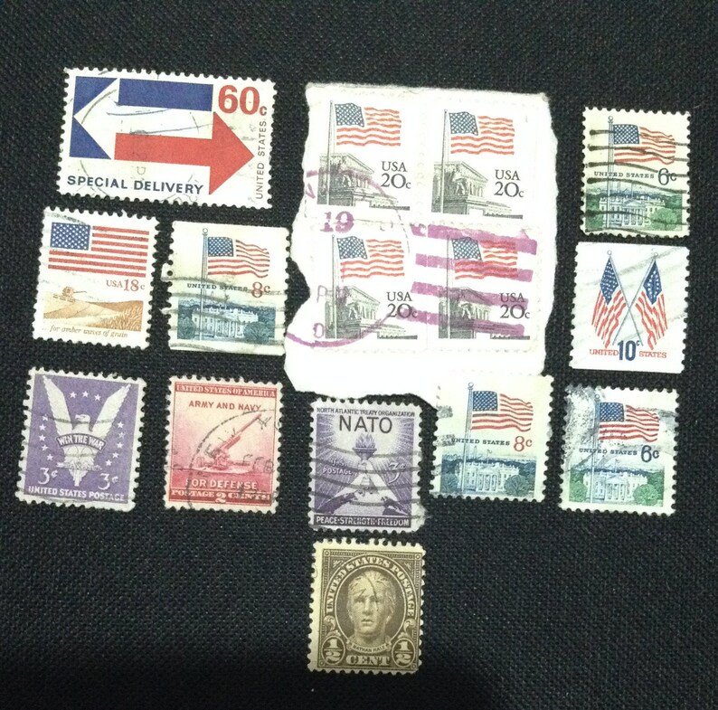 Antique and Rare, Postage Stamps, Etsy