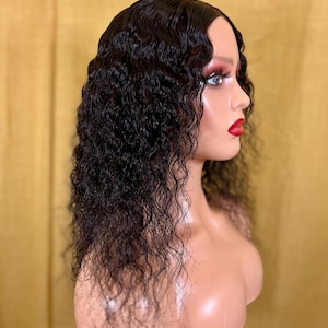 Water Wave Wig 13*4 and  4*4 Transparent Lace Front Wigs Human Hair Human Hair Real Hair Wig