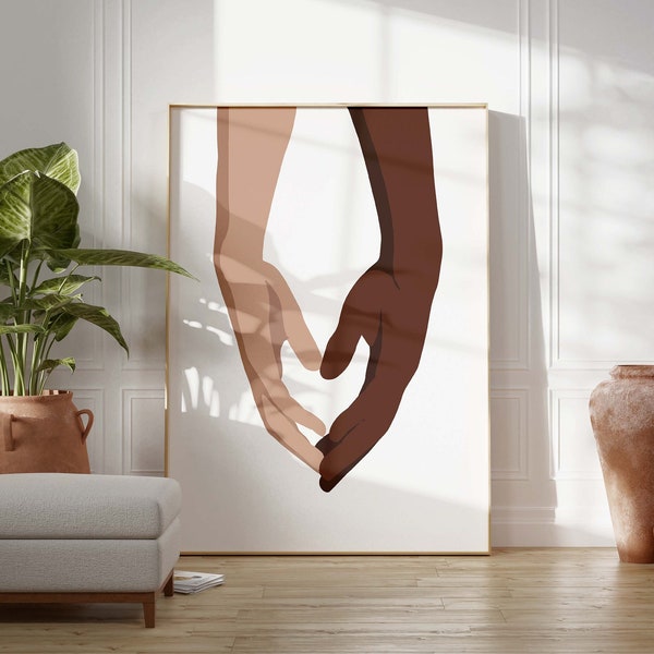 Interracial Couple Etsy