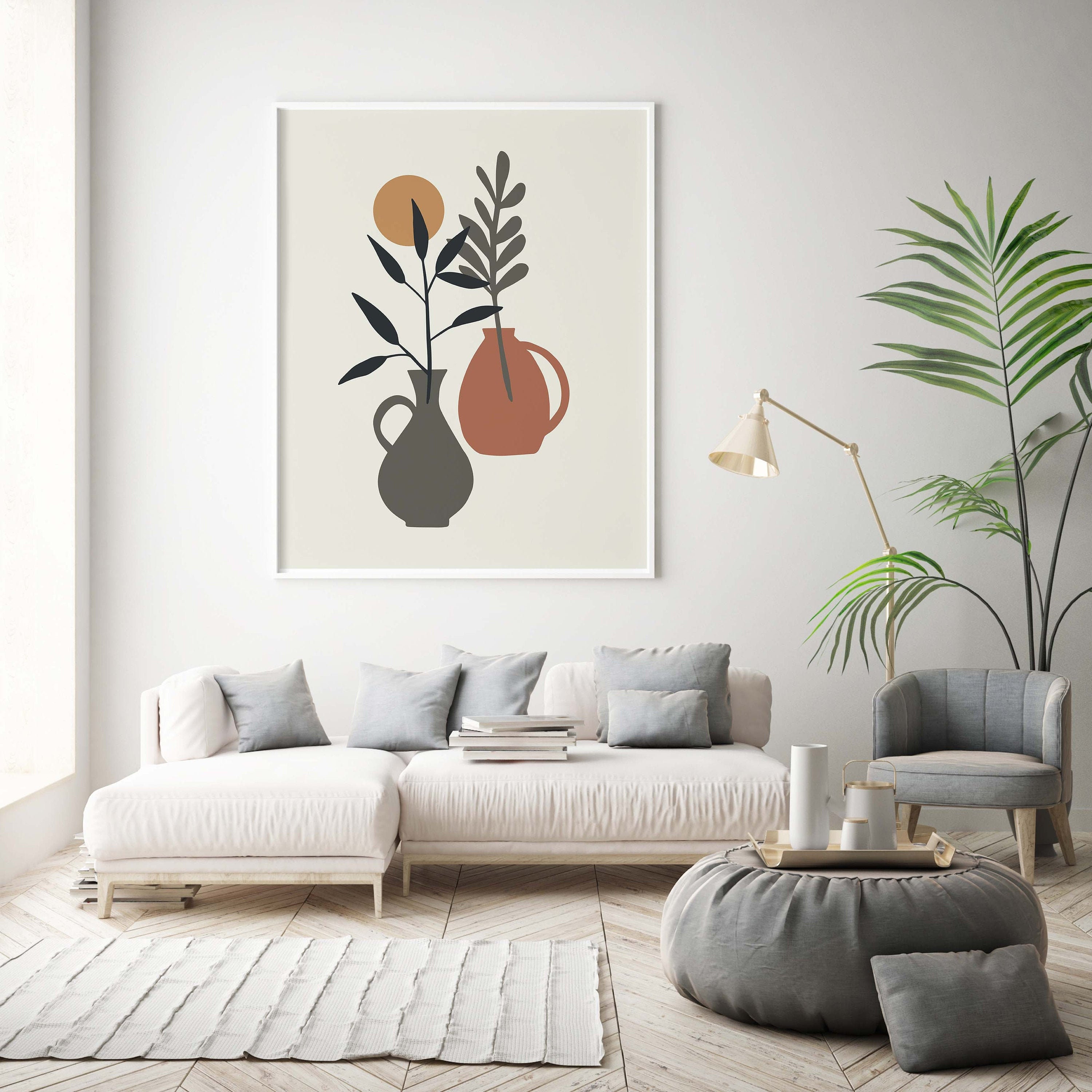 Abstract Plants Wall Art INSTANT DOWNLOAD Abstract Botanical Etsy UK