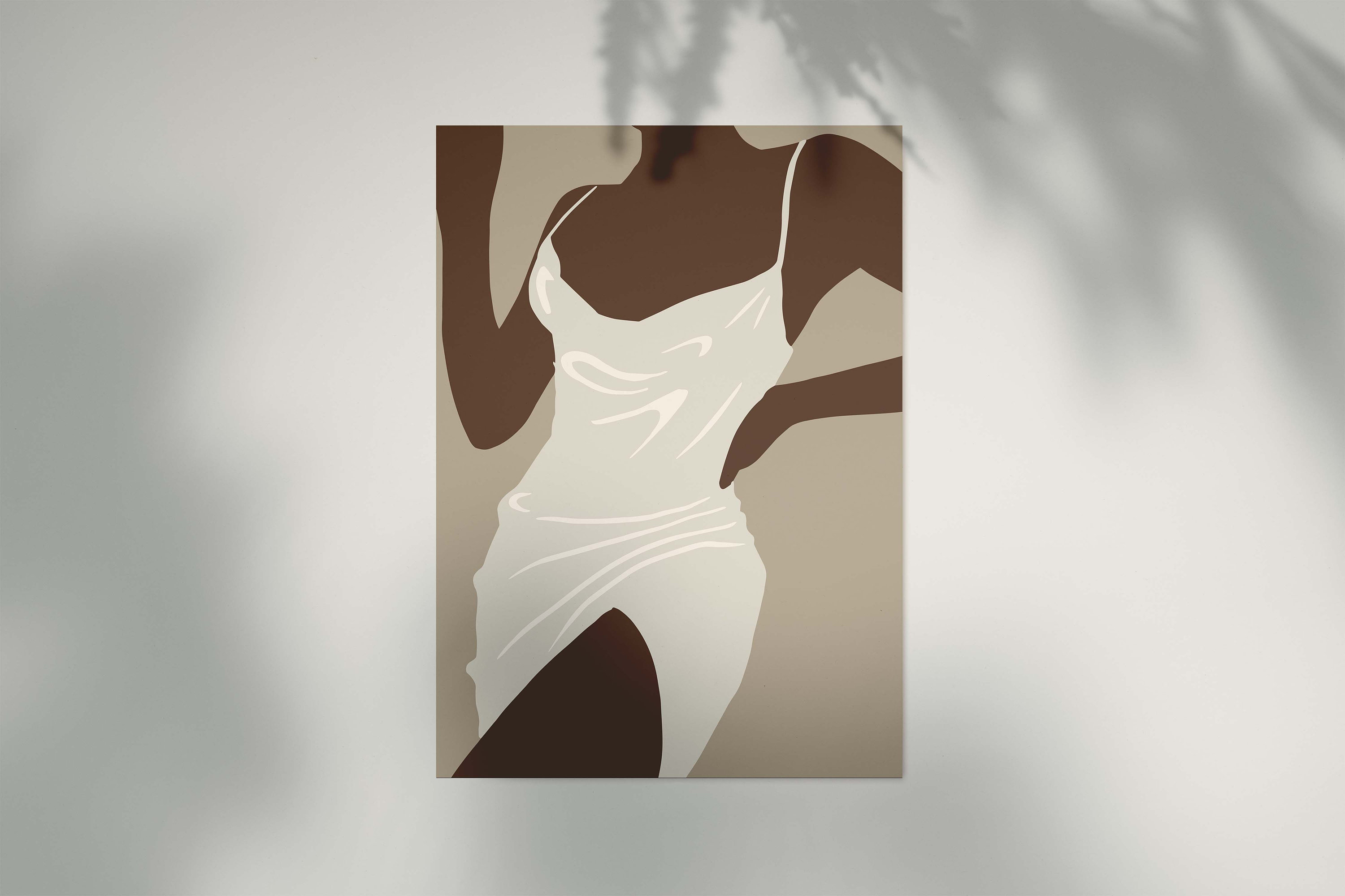 Elegant Black Woman Art INSTANT DOWNLOAD Lady in Silk Evening Dress ...